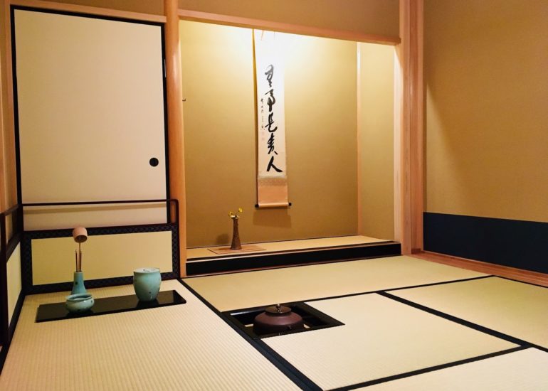 Japanese plastered tea house